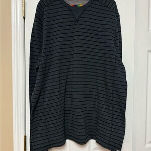 Eddie Bauer Charcoal and Black Knit Top